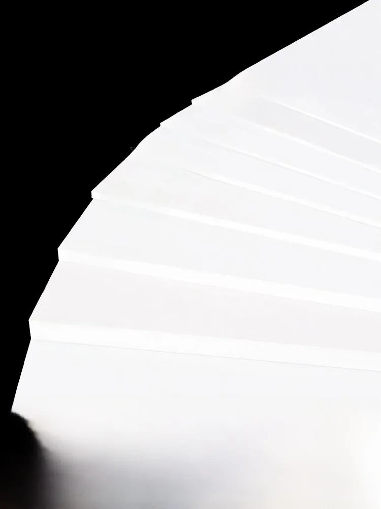 Panneau en plastique ABS adapté aux pièces de modèle de construction, épaisseur: 0.5mm/0.8mm/1mm/1.5mm/2mm/3mm/4mm/5mm, 1 pièce