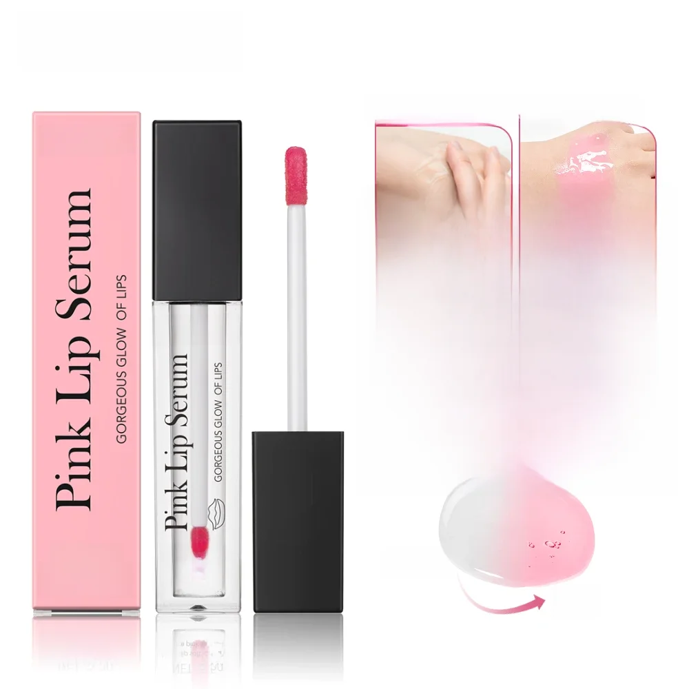 Sérum à lèvres rose, hydratant, frais, efficace, réduit la Pigmentation, exfoliant, plus dodu, soins Sexy, cosmétiques