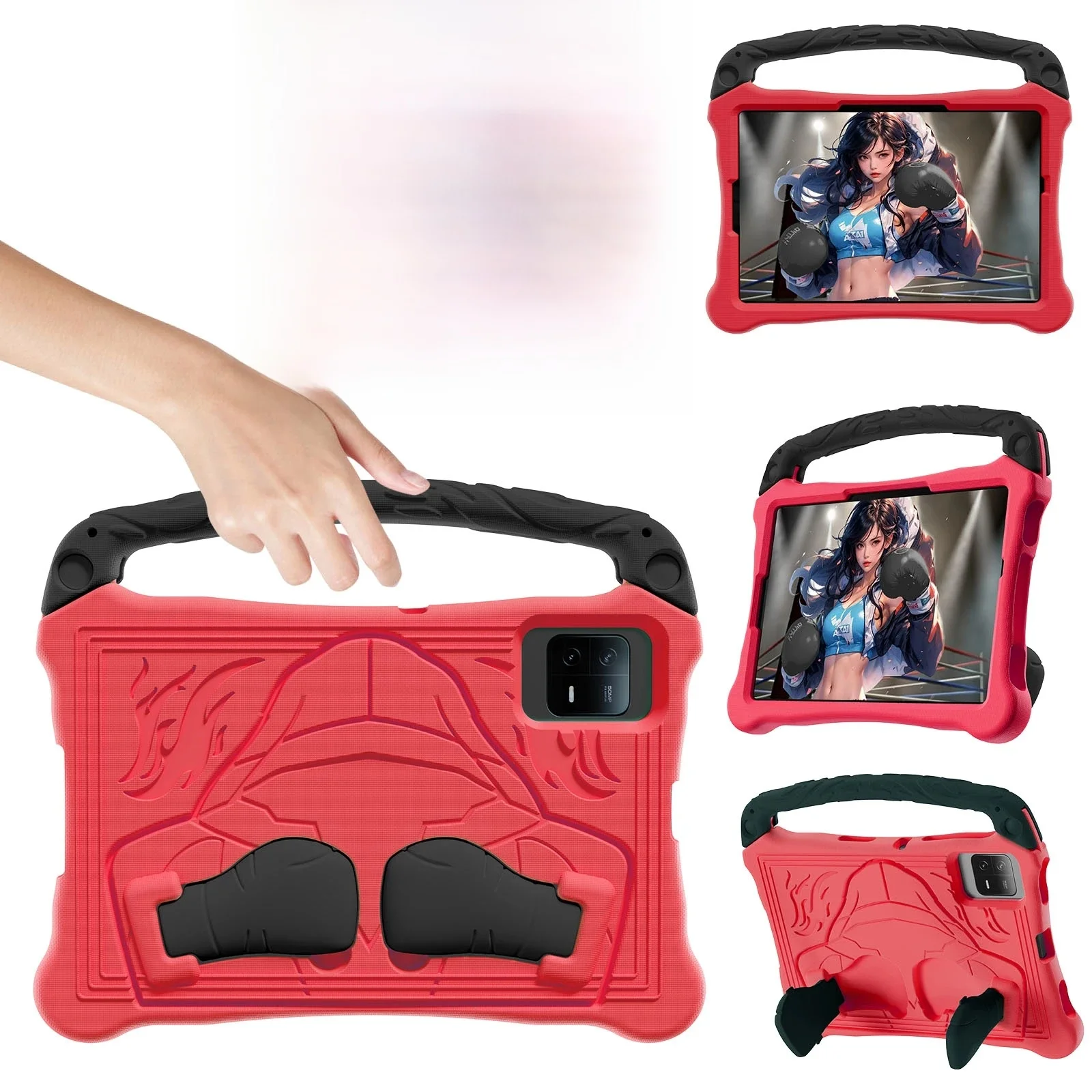 Etui z podstawką EVA dla dzieci do Xiaomi Pad 5 6 11 cali Pad 6 5 Pro Redmi Pad 2 SE 11\" Boxing Champion Shockproof Handle Tablet Cover # R. — zdjęcie produktu 7
