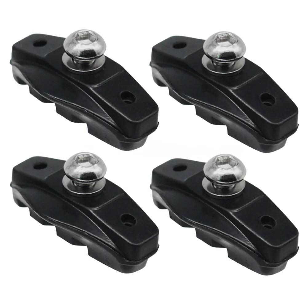 AliExpress 2 Pairs/ Road Bike Bike C- C-brake Pads Rubber C-brake Blocks Holder Shoes Block (Black)