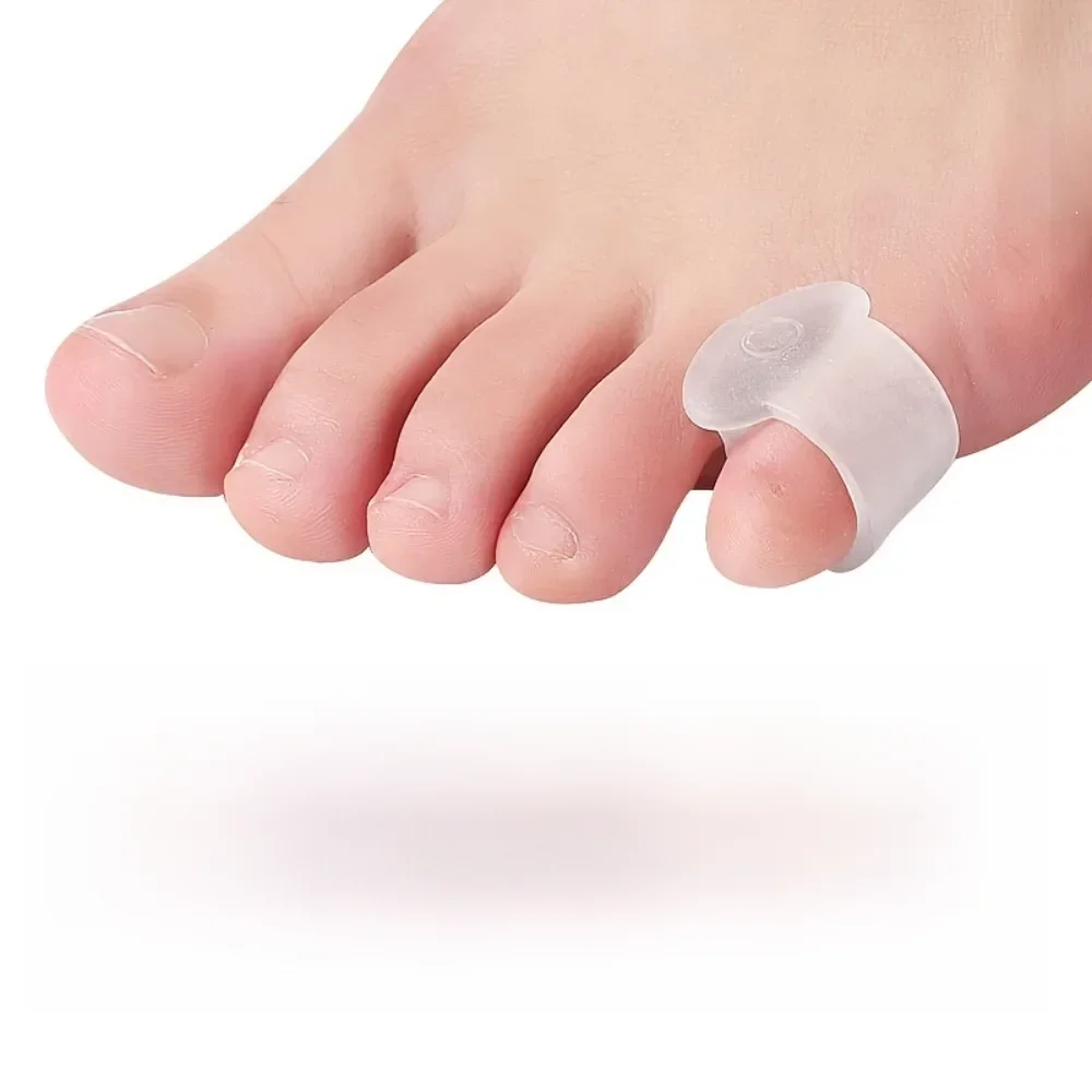 Séparateur d'orteils en Silicone, 2 pièces, protection des pieds, Gel orthopédique, correcteur d'oignon Hallux Valgus, entretoise de pédicure, Yoga