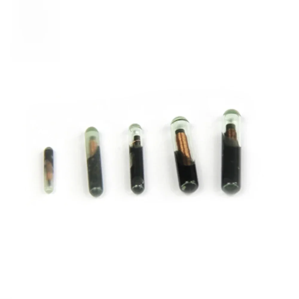 50pcs 2.12x1 2mm/1.4X 8MM/1.25X7MM injetável microchip de identificação do animal de estimação para