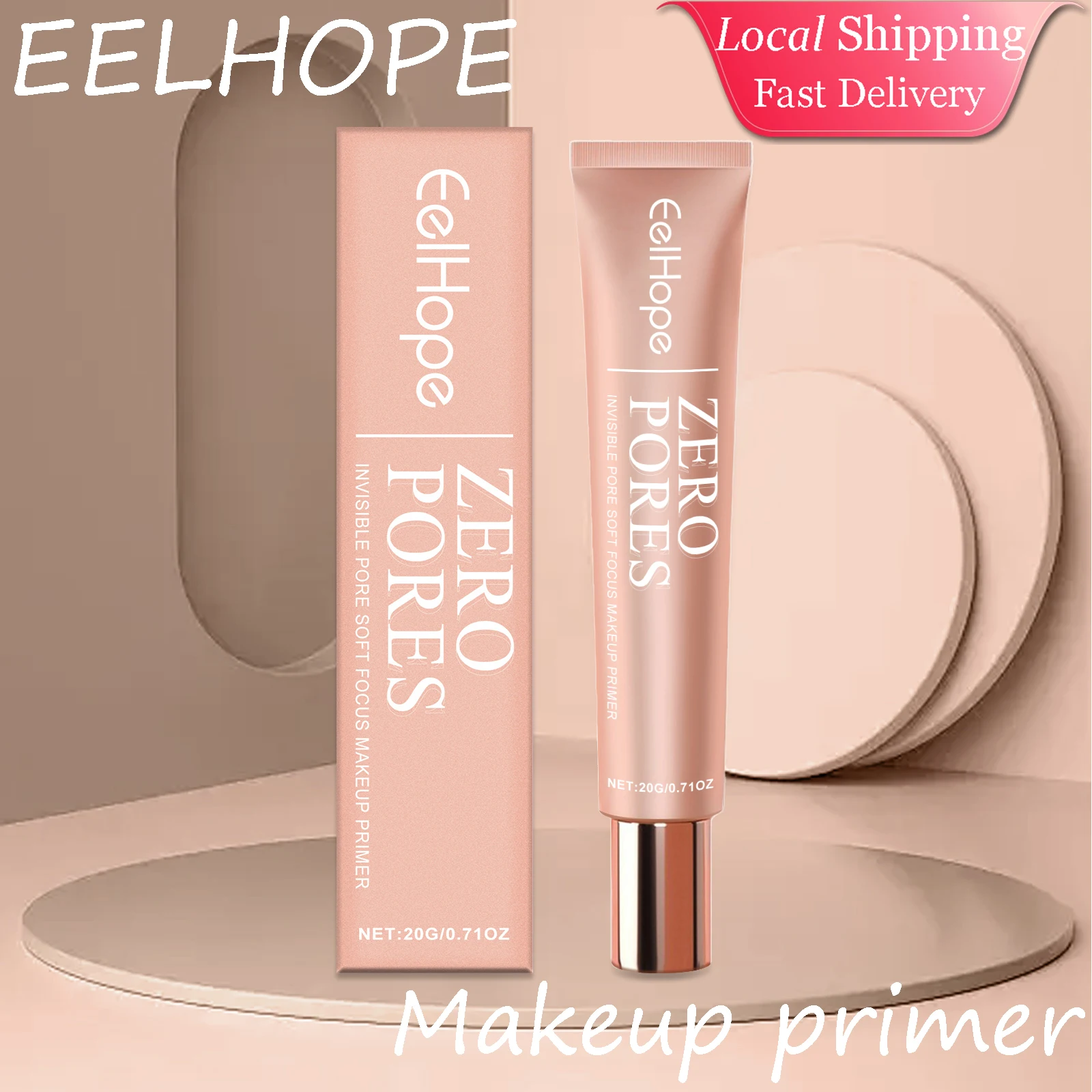 EELHOPE-imprimación de maquillaje para toda la piel, Control de aceite de poros Invisible, corrector de maquillaje hidratante, imprimación facial que cambia el Color de la piel