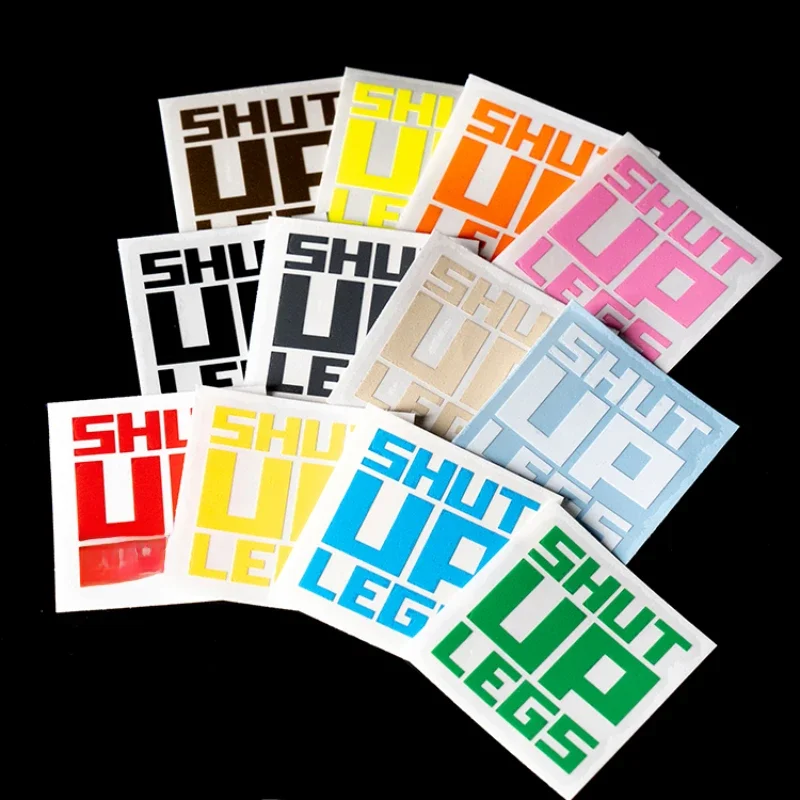 AliExpress SHUT UP LEGS Bike Stickers for Bicycle Frame Top Tube Vinyl Decals for MTB Bicycle Decorative