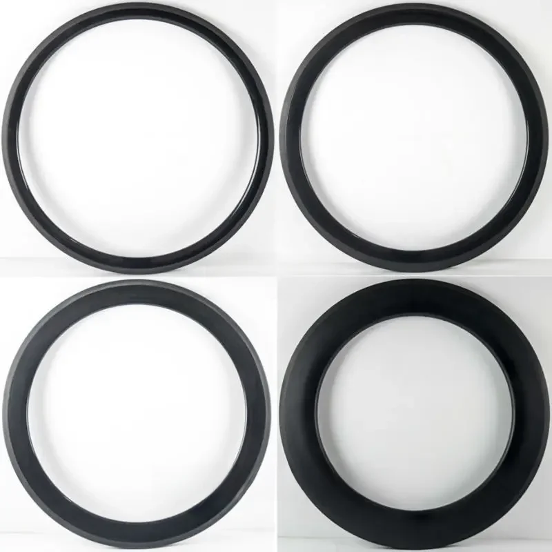AliExpress 1pcs New 700C 38 50 60 88mm clincher rim carbon Road bike 3K UD 12K full carbon fibre bicycle wheels