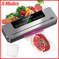 220V Food Vacuum Sealer Machine 5 Modes Dry and Wet Automatic Vacuum Sealer With 10Pcs Bags Home Kitchen Food conservation