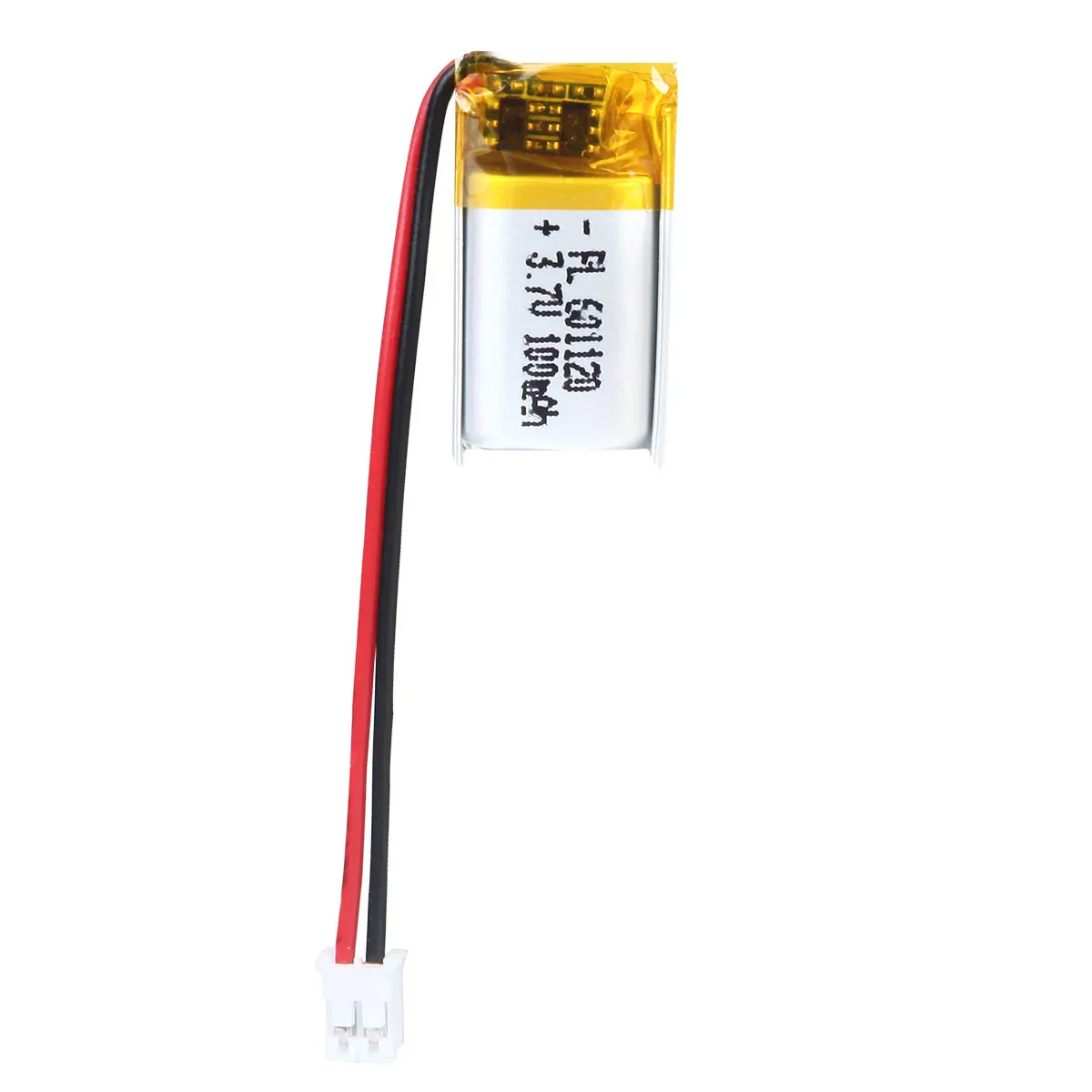 

3.7V 100mAh 601120 Rechargeable Lipo Battery length 22mm