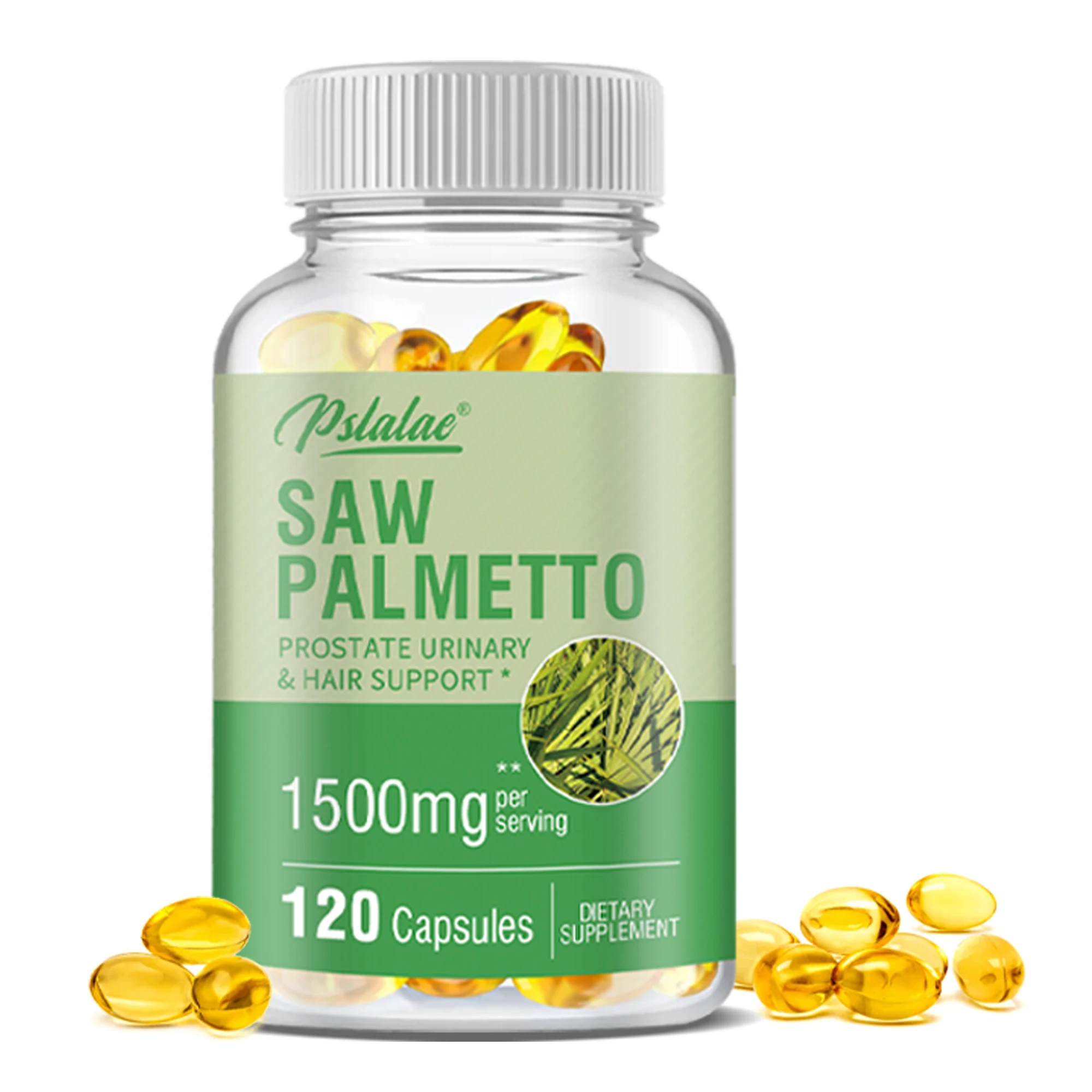 Premium Saw Palmetto - Promotes Prostate Health, Relieves Hair Loss, Urinary Tract Support - 120 Capsules