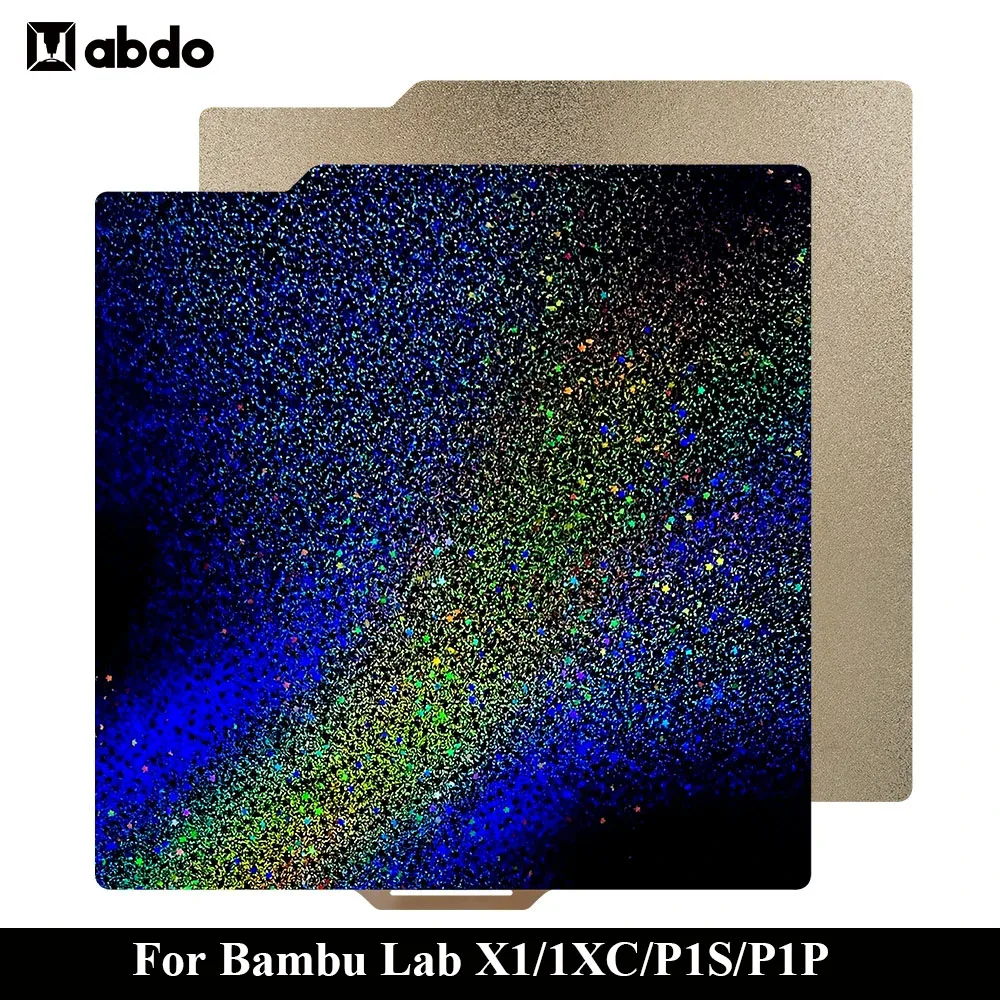 

Пластина для лаборатории Bambu P1S X1 Carbon H1H, двухсторонний Гладкий ПЭТ PEY PEO 257x25, 7-пружинный стальной лист для пластины Bambulab x1C