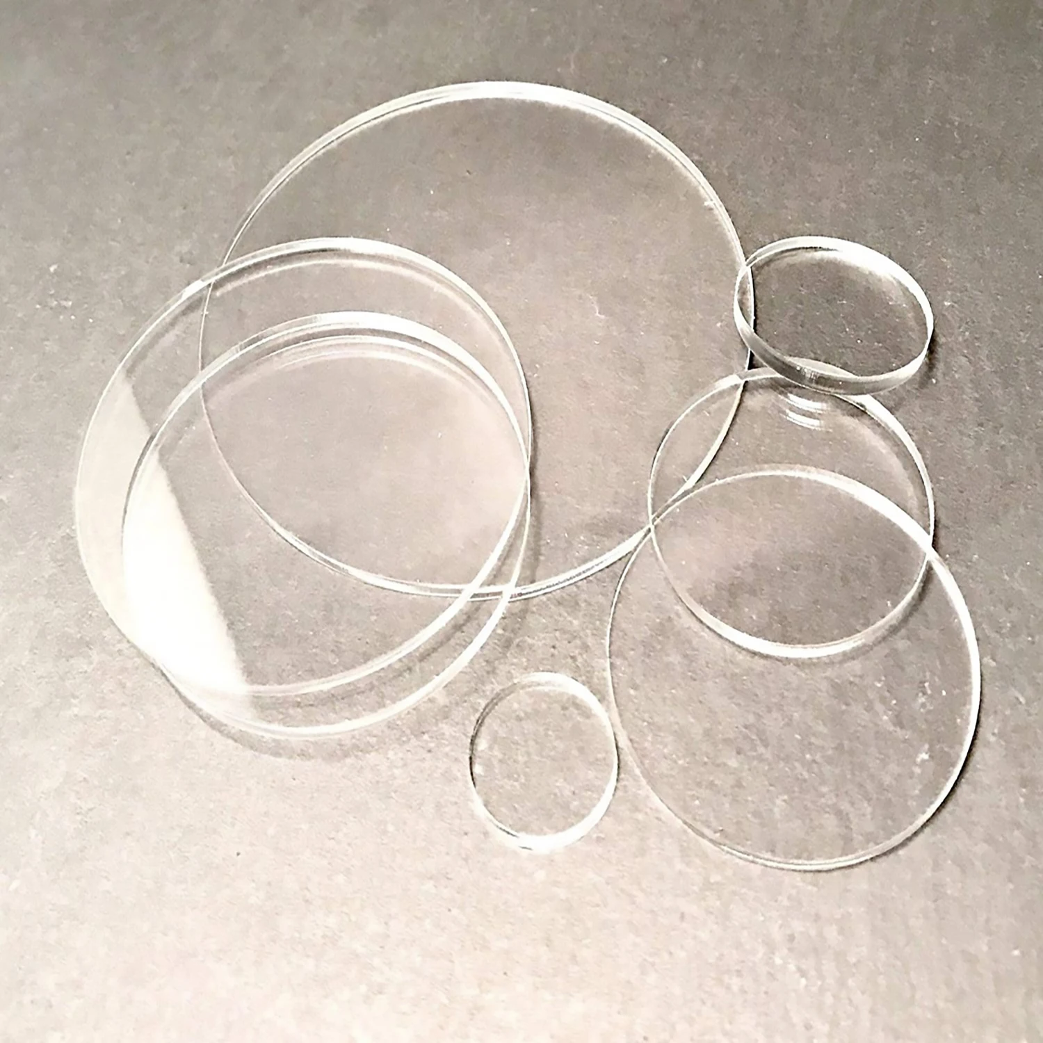 

Blank Acrylic Round Circle 0.5/0.75/1/1.5/2/2.5/3/3.5/4/4.5/5/5.5/6", Plexiglass Round Disc Sheet, Lucite Circle Round Disc