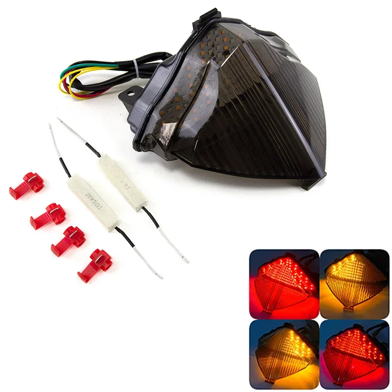 Motocykl LED modernizacja tylne światło tylny kierunkowskaz tylne światło stopu lampy zintegrowane dla Yamaha YZF1000 YZF R1 2004-2006 — 2