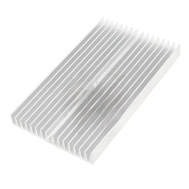 1PCS 100X60X10mm IC Kühlkörper Aluminium Legierung Kühlkörper Cooling Pad Kühler Kühler Für CPU LED