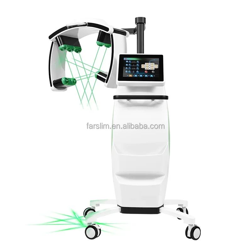 

10D laser 532nm green and red light fat reduction beauty machine