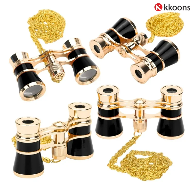 Hug's High-magnification Musical Opera Glass Concert Portable Mini Telepcope Necklace