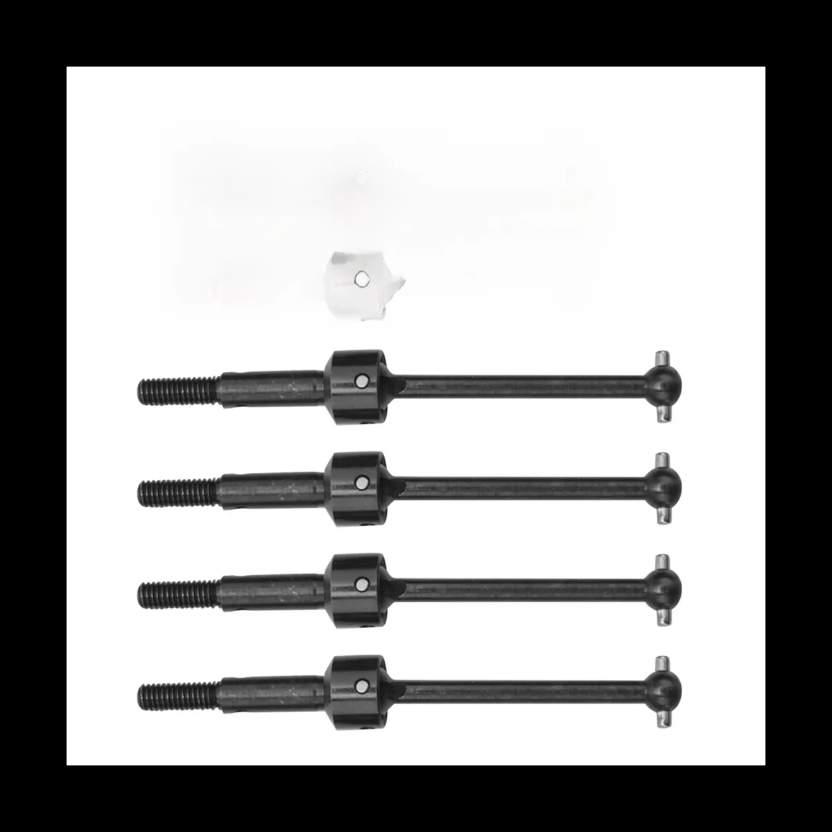 Arbre d'entraînement en métal CVD et joint de boîte de vitesses tasse ou.com tasse pour Tamiya TT01 TT02 TT-01 1/10 RC voiture mise à niveau pièces 8 pièces