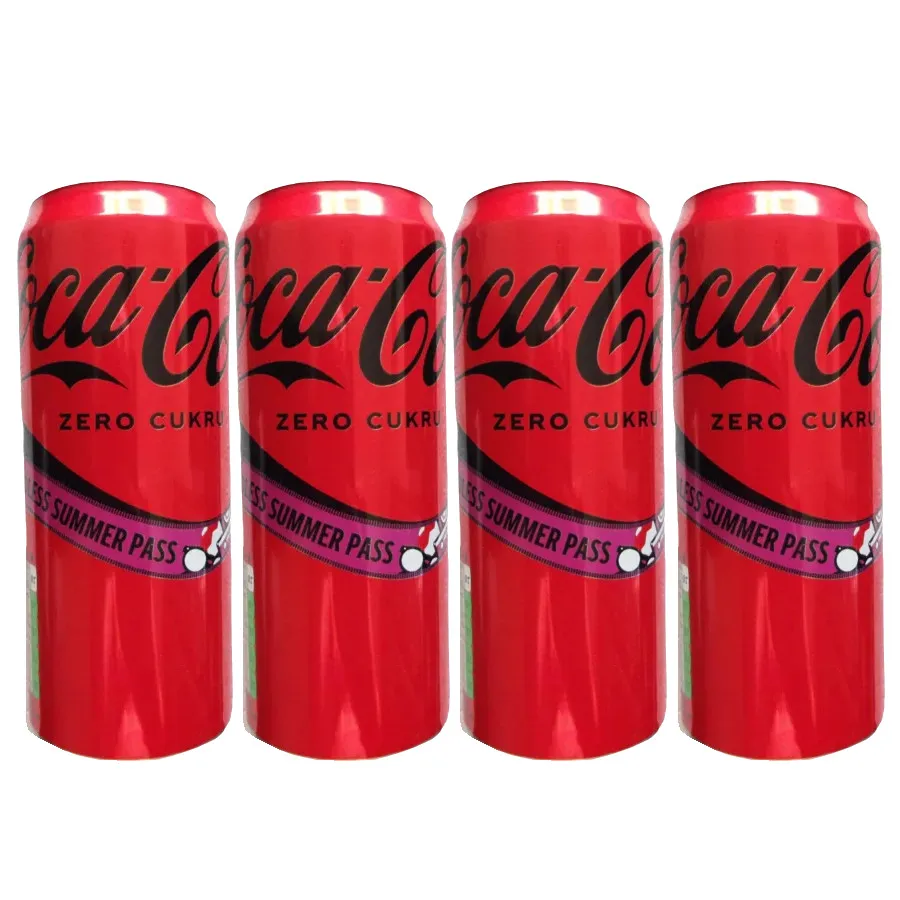 كوكا كولا مشروب غازي صفر ، علبة 0.33 لتر ، ضيقة #1