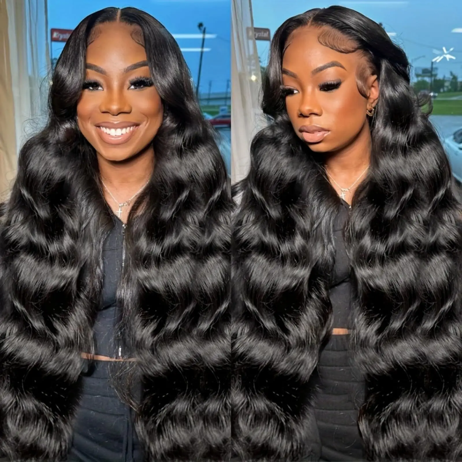 

5X5 Body Wave Lace Front Wigs Human Hair 22Inch Human Hair Brazilian Lace Front Wigs for Black Women Lace Front Wigs Human Hair