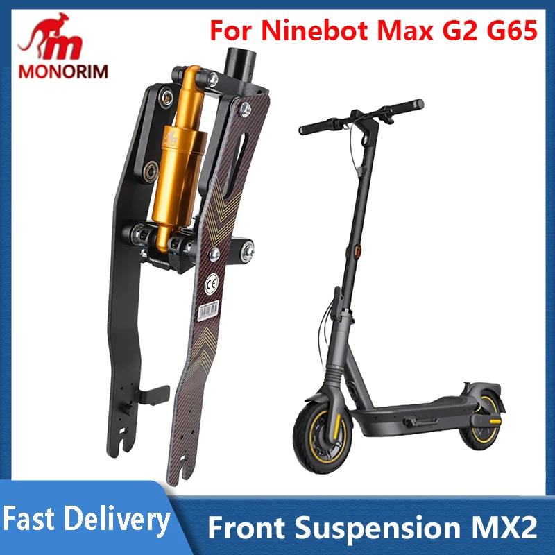 

Monorim MX2 Front Suspension For Ninebot Max G2 G65 Electric Scooter Front Shock Absorption Modifited Parts