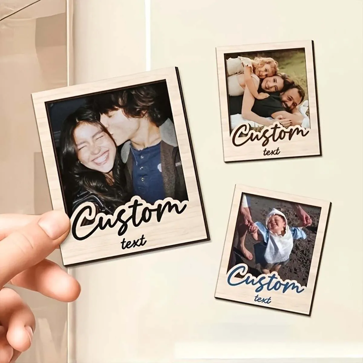 Custom Photo Magnets, Personalized Frame Magnets, Anniversary Gifts, Gifts for Couples, Gifts for Besties/Close Friends