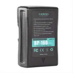 Rechargeable V Lock Battery V Mount Battery Lithium Battery Pack BP-160A 10500mAh for Camera photography