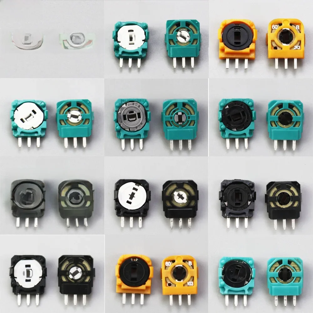 JCD 10 pièces capteur de Micro-interrupteur analogique 3D d'origine pour contrôleur PS4 PS5 potentiomètre de résistances d'axe de manette 3D pour Xbox one