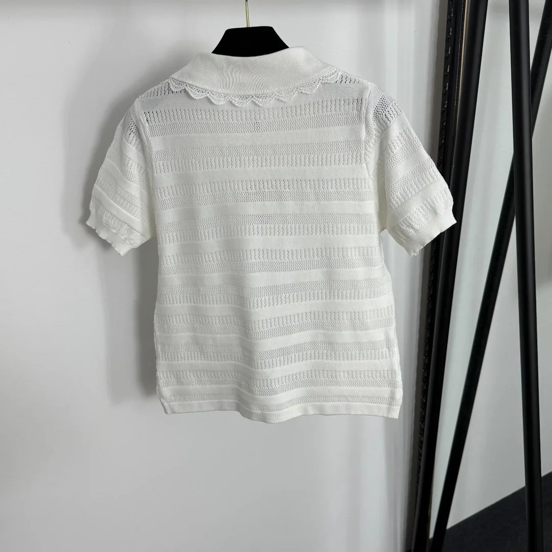 

2025 New Sweater Striped Lace Pullover Skirt Set Fashionable Versatile Slimming Figure-hugging Spring Summer