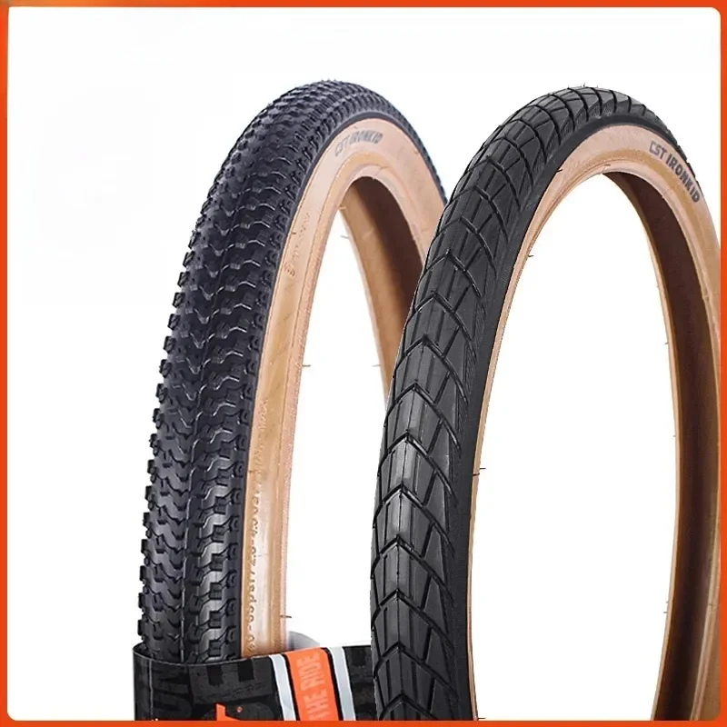 AliExpress 20 inch Bicycle tires C1820D 406 20X1.75 20X1.95  Brown Skin edge retro Folding Bike Tyre C1959 60TPI