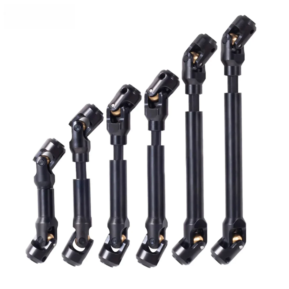 Arbre d'entraînement en métal cannelé interne, 1 pièce, arbre de transmission à Joint universel pour 1/10 RC chenille TRX4 SCX10 gladiateur TF2 D90 YK4082 104311