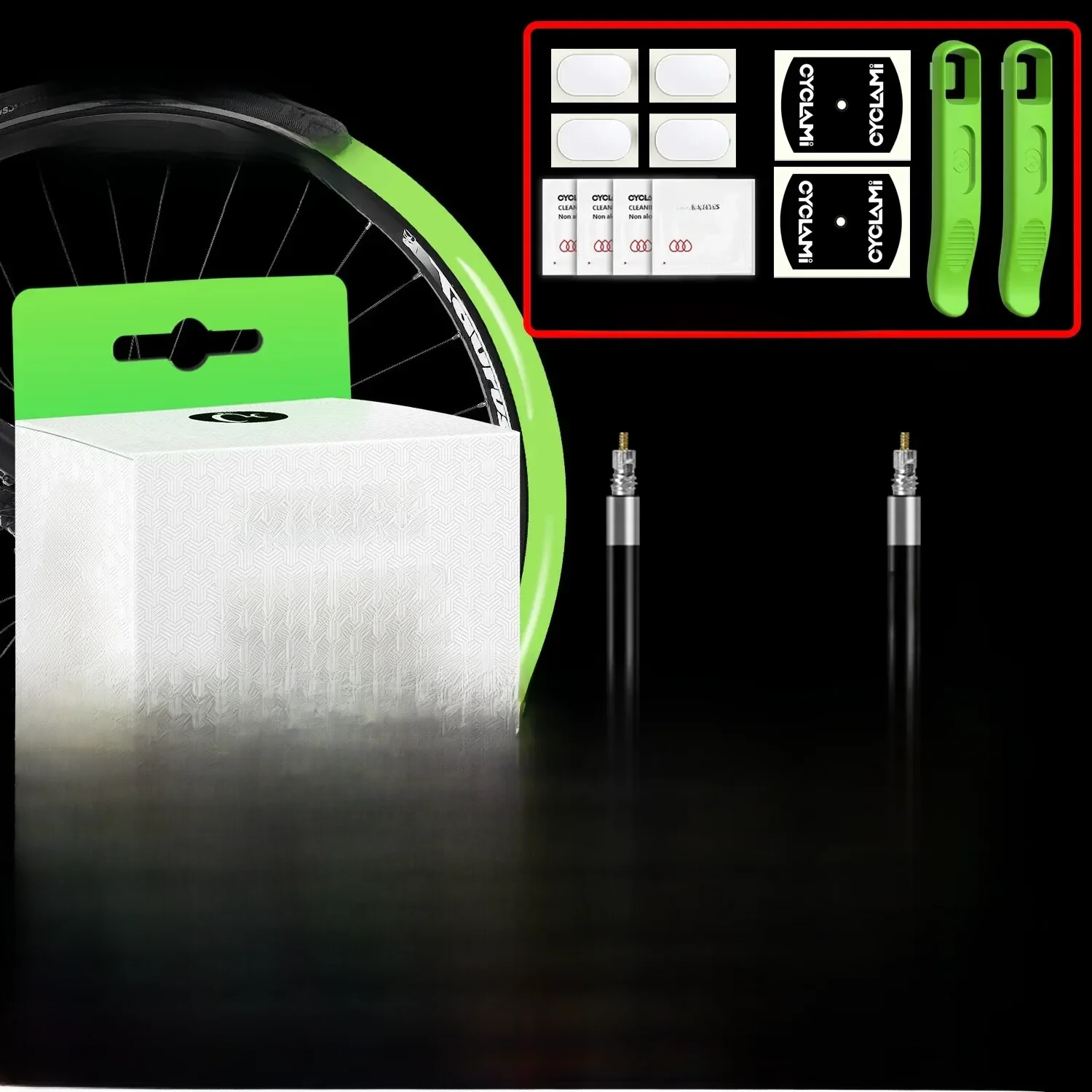 AliExpress CYCLAMI Ultralight 30g Bicycle Inner Tube Road Bike Bicycle TPU Inner Tire 45mm 65mm 85mm French Valve Super Light Tube