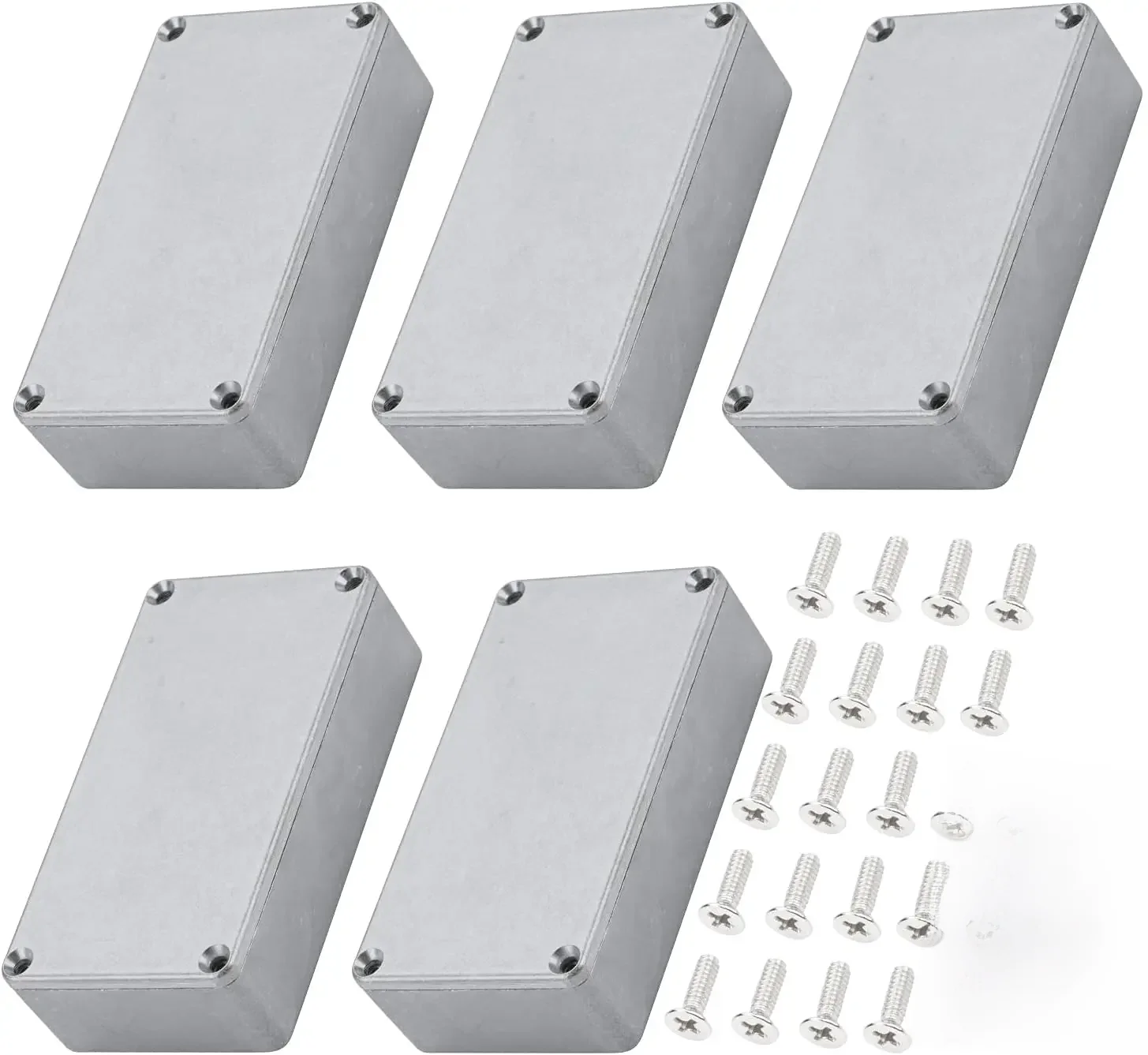 DaierTek 5PCS 1590B Gitaar Pedaal Behuizing Aluminium Diecast Stomp Box Case 112x61x32mm tuimelschakelaar Doos - afbeelding 2