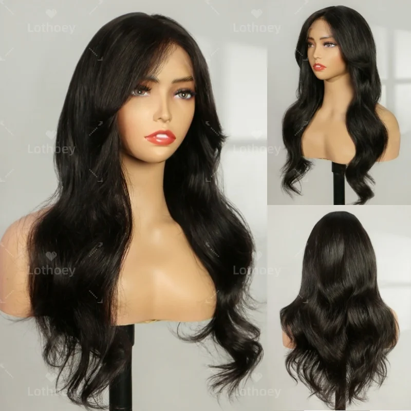 ボディウェーブ人毛ウィッグ 透明レースフロントウィッグ ベビーヘア付き ブラジル産ボディウェーブレースクロージャーウィッグ 女性用レミーヘアウィッグ
