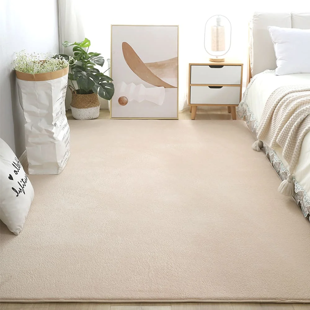 Soft short hair living room plug large carpet dust-free washer plug anti-slip microfine four-season mat