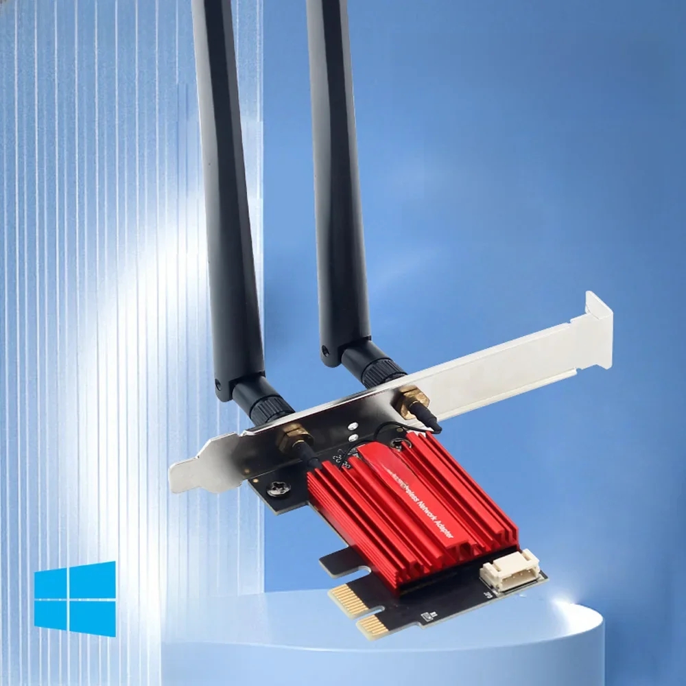 Fengvi-adaptador de rede sem fio, wi-fi 5, pci-e, ac1200, banda dupla, 2.4g/5ghz, 802.11ac,