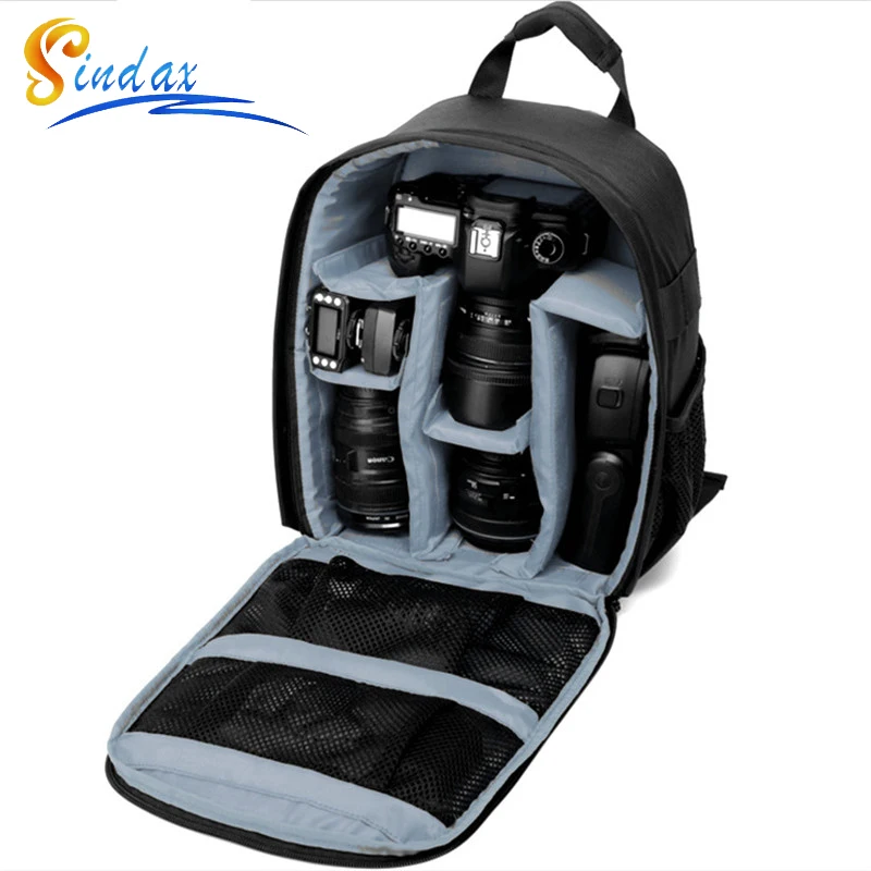 Small Camera Backpack Multi-functional DSLR Bag Waterproof Outdoor Camera Photo Bag Case for Nikon for Canon/DSLR