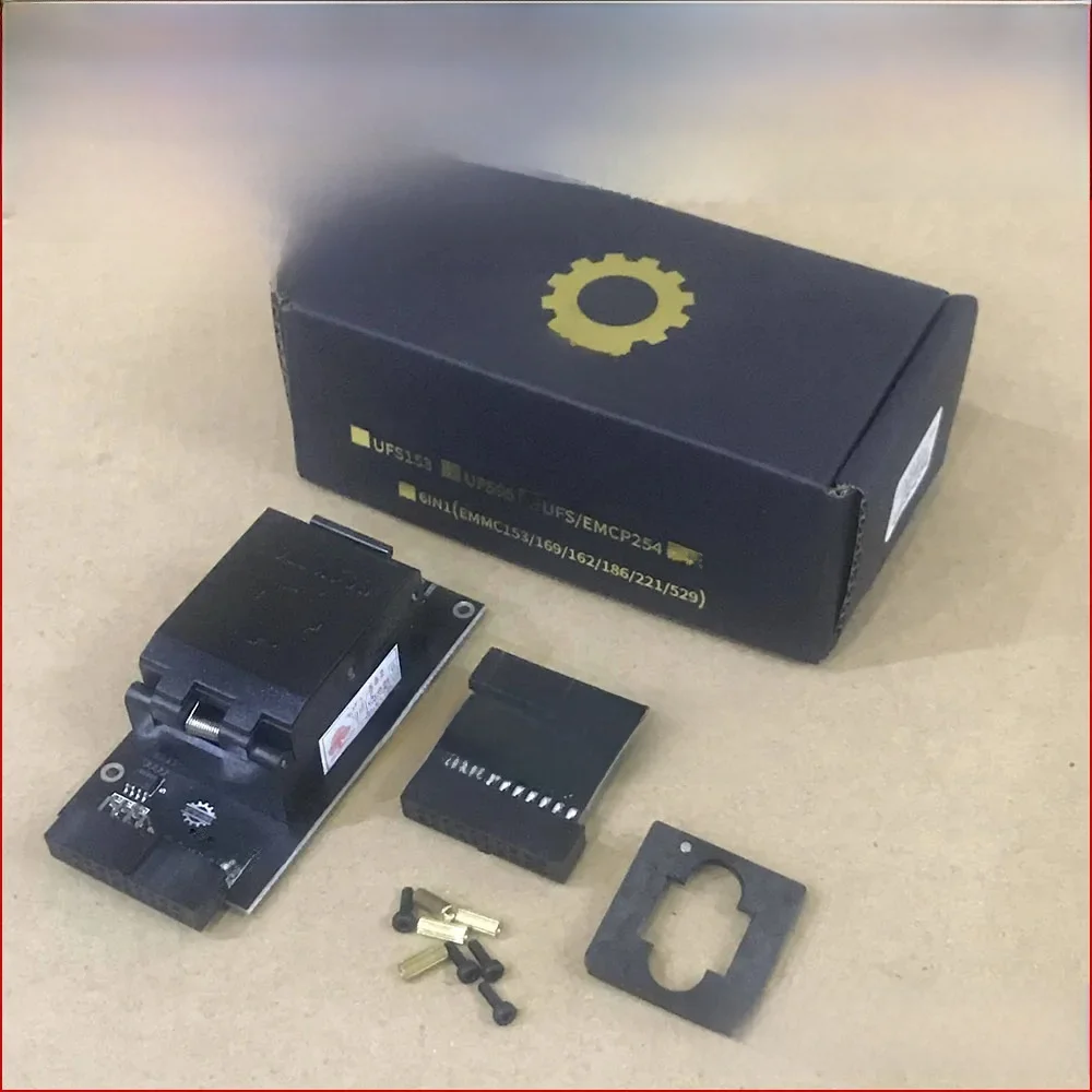 2025 ORYGINALNE NOWE gniazdo UFS BGA 254 do adapterów gniazd Easy Jtag Plus box UFS BGA 254 (EMMC + UFS 2 IN 1) — zdjęcie 2