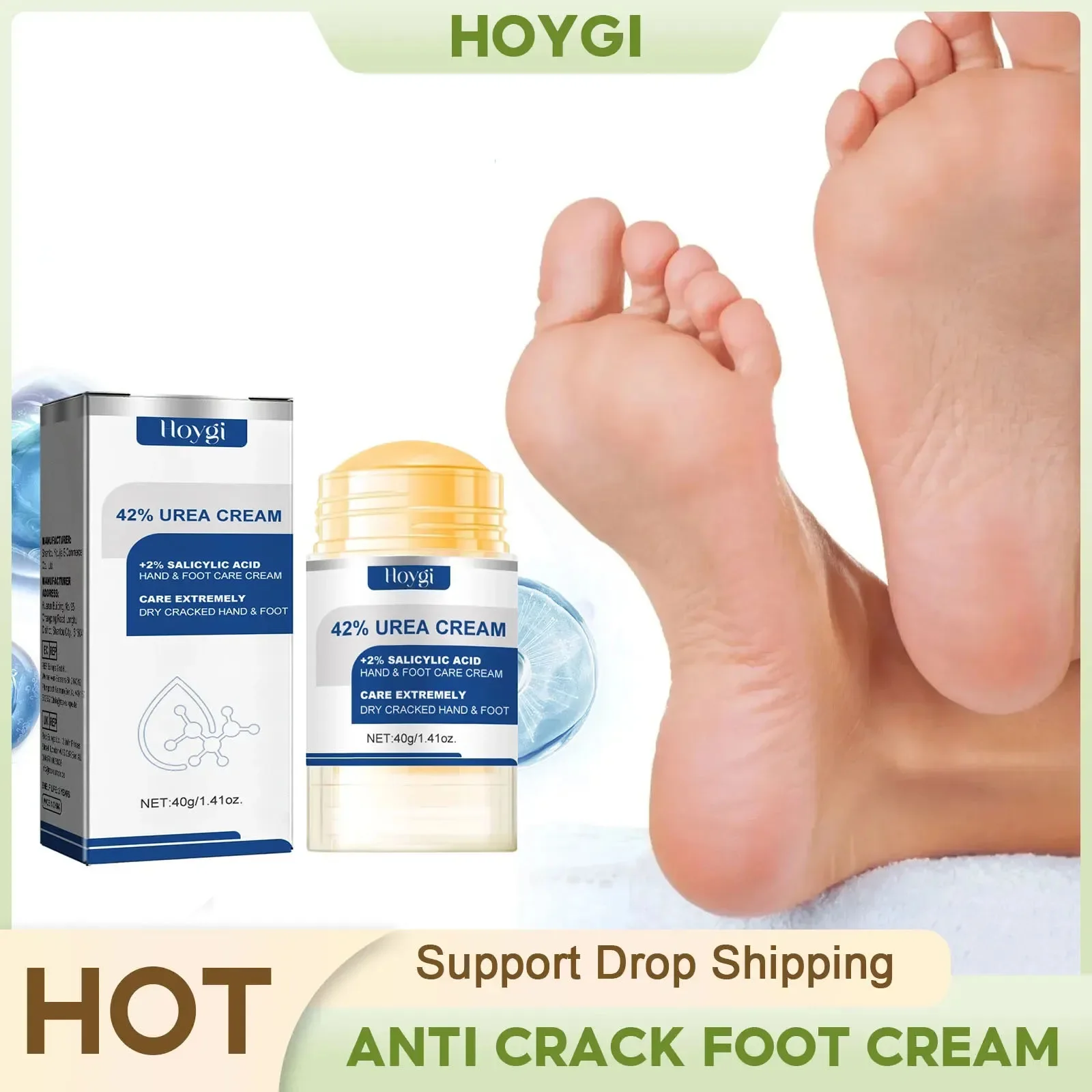 Anti-Drying Cracking Foot Cream Dead Skin Callus Removal Hand Heel Chapped Repair Moisturizing Exfoliating Foot Treatment Cream