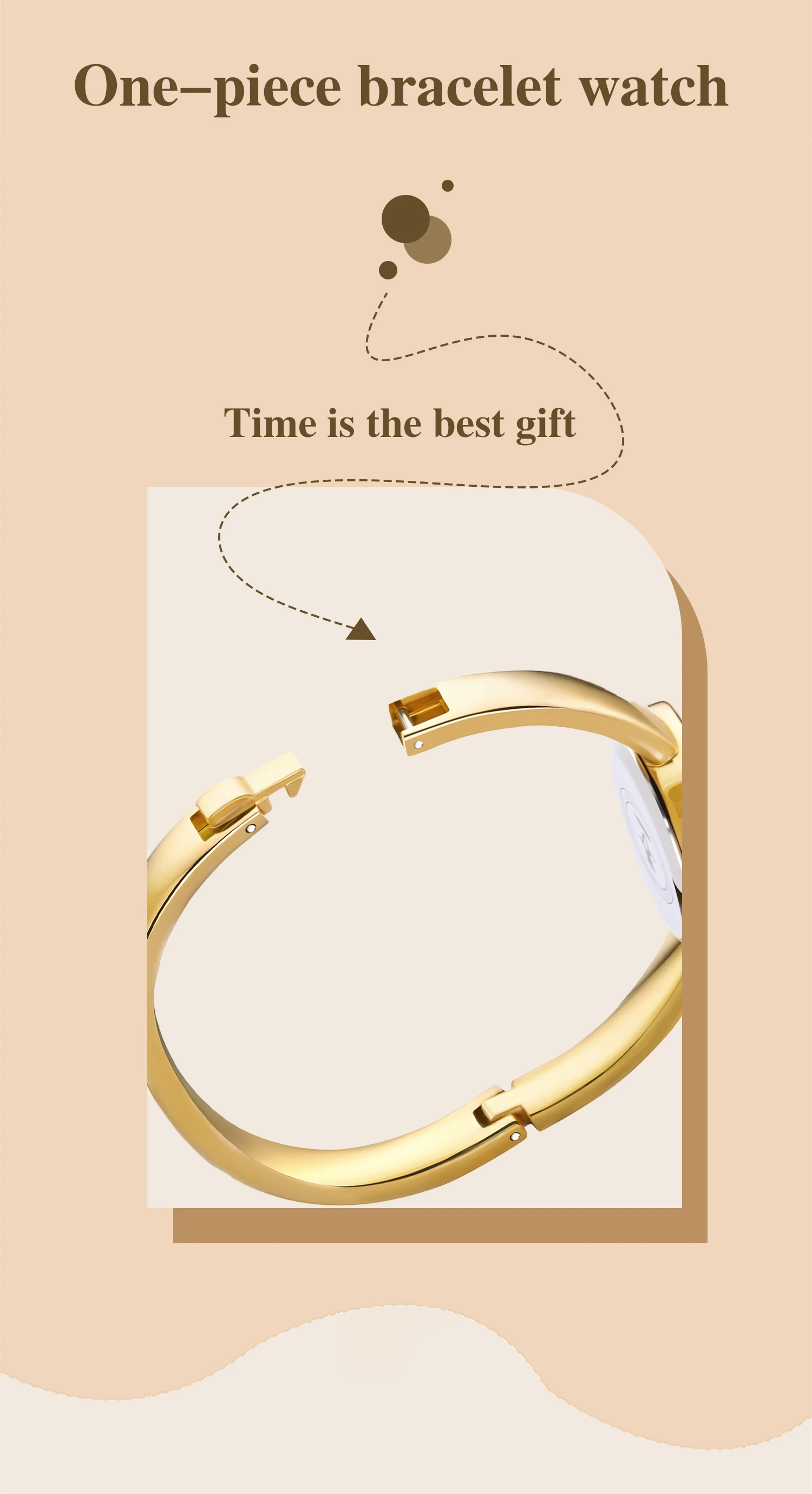 Luxuriöse wasserdichte Quarz-Armbanduhr der Marke YaLaLuSi mit minimalistischem Design, inklusive Geschenkbox – perfektes Geschenk für Frauen. – Detail 3