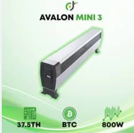 Nuevo Calentador y Minero HD New Canaan Avalon Mini 3 BTC - 37.5 TH/s 800W Bitcoin ASIC - Minería de Criptomonedas de Doble Función con Wi-Fi