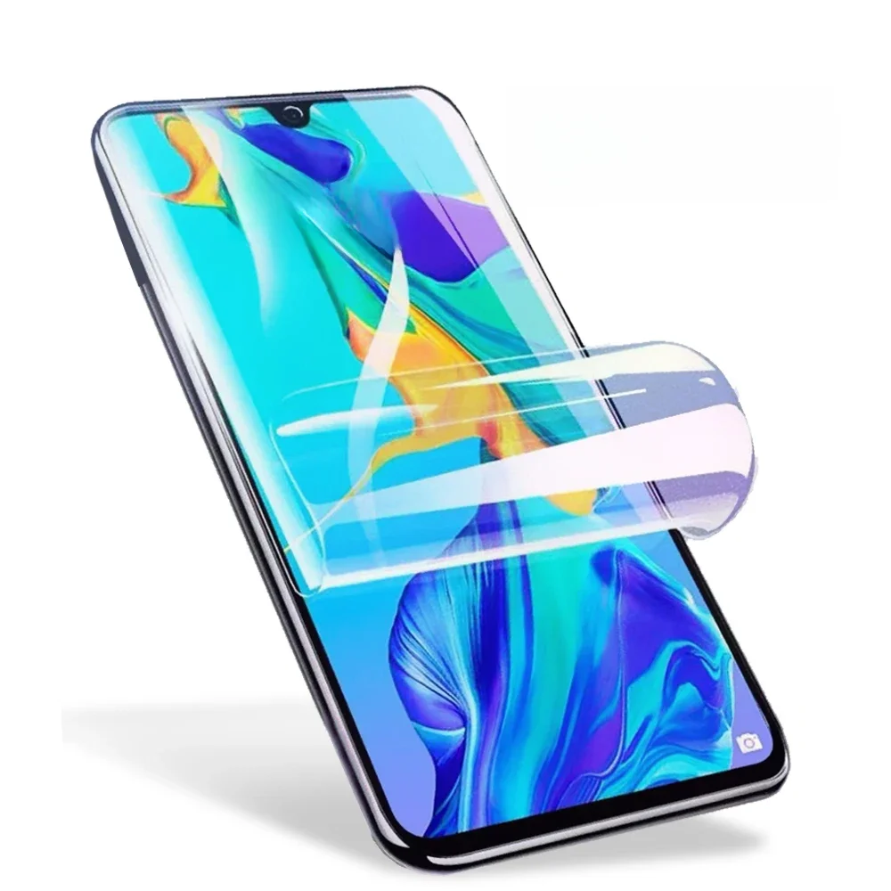 Huawei p40 pro p40 compatível protetor de tela 100d hidrogel filme cobertura completa contra