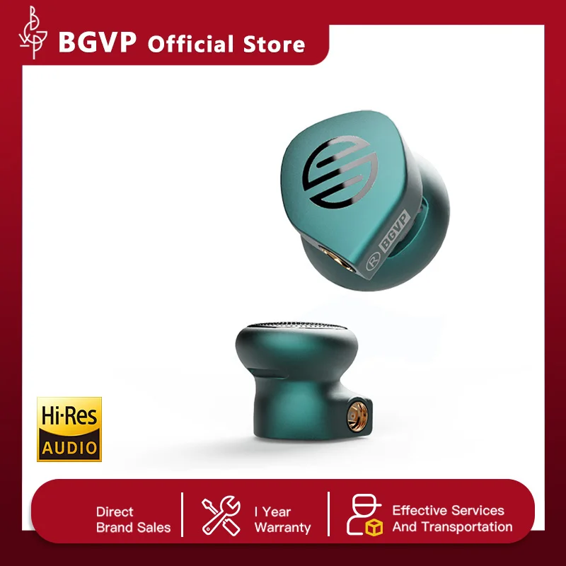 Bgvp dx6 com fio hifi bass metal cabeça chata tampões 14.2mm lcp 2.5 de diafragma de cristal líquido/3.5/4.4mm plugue substituível com mmcx
