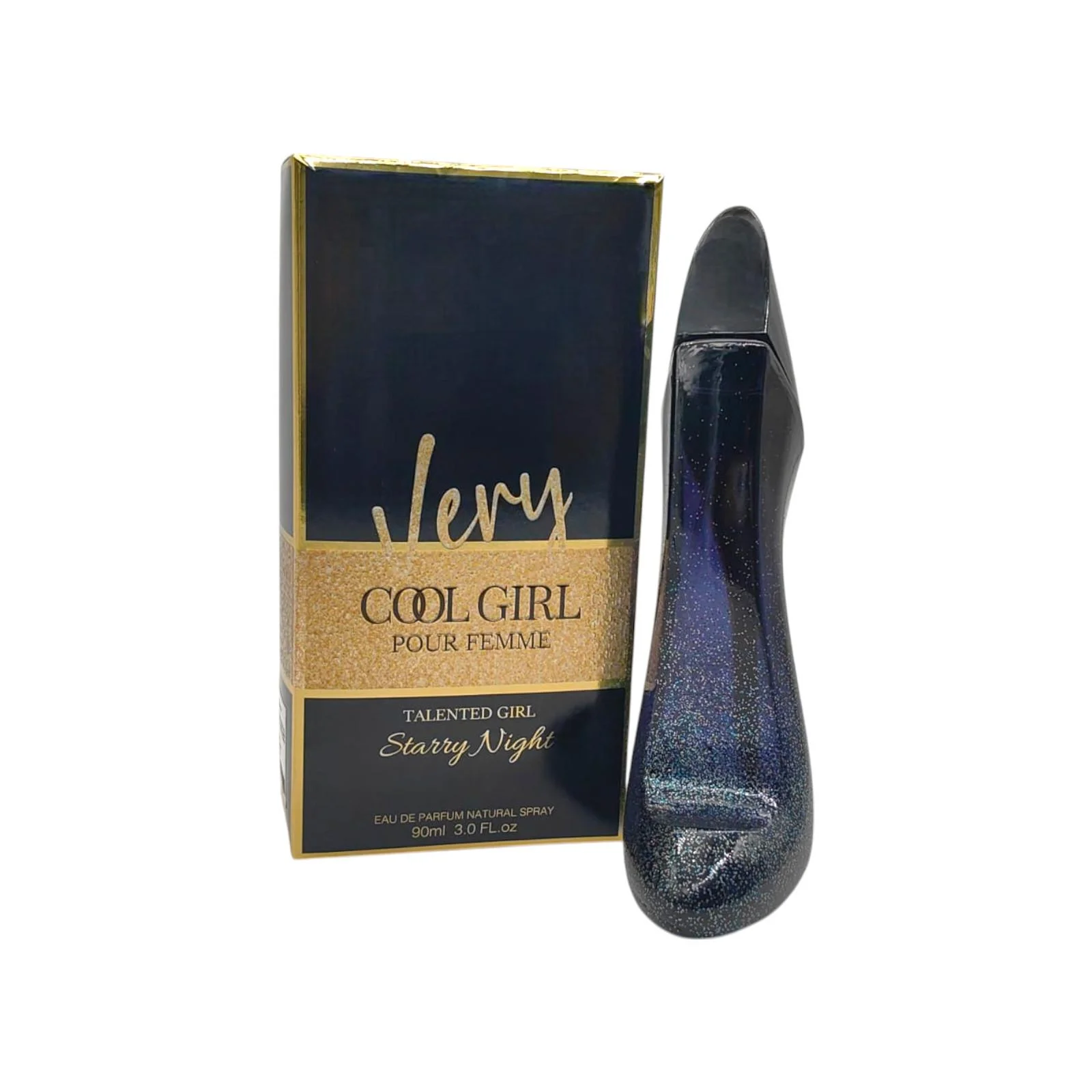 1 pieza 90ml Zapatos de tacón negro perfumes zapatos de tacón negro starry night negro zapatos de tacón negro