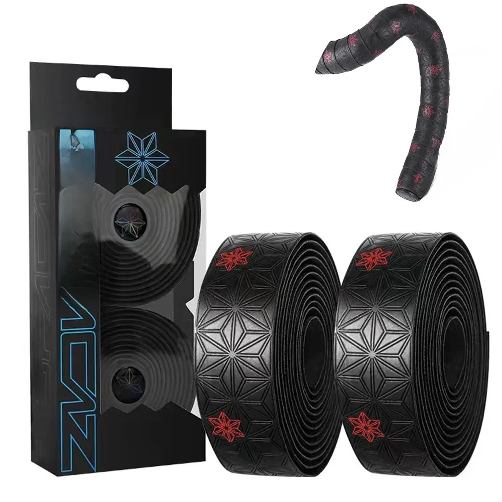 AliExpress NONE 1 Pair Anti-Slip PU Shock Handle Bar Tape With Bar End Plugs Road Bike Handlebar Tape PU Anti-Vibration Wrap Tape Bartape