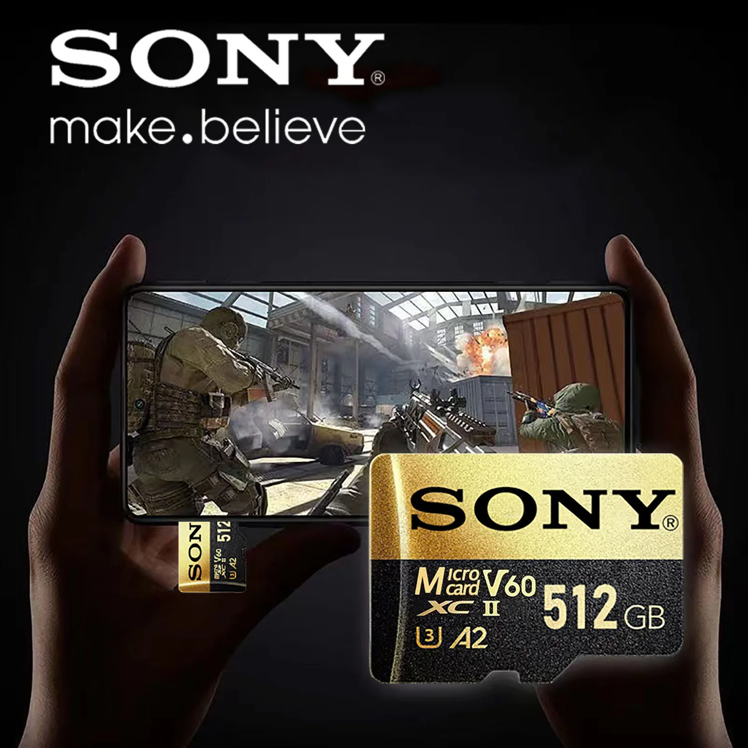 SONY High Speed Memory Card 128GB Micro SD Card 256GB 512GB 1TB MicroSD Flash Card For CellPhone Camera Table PC