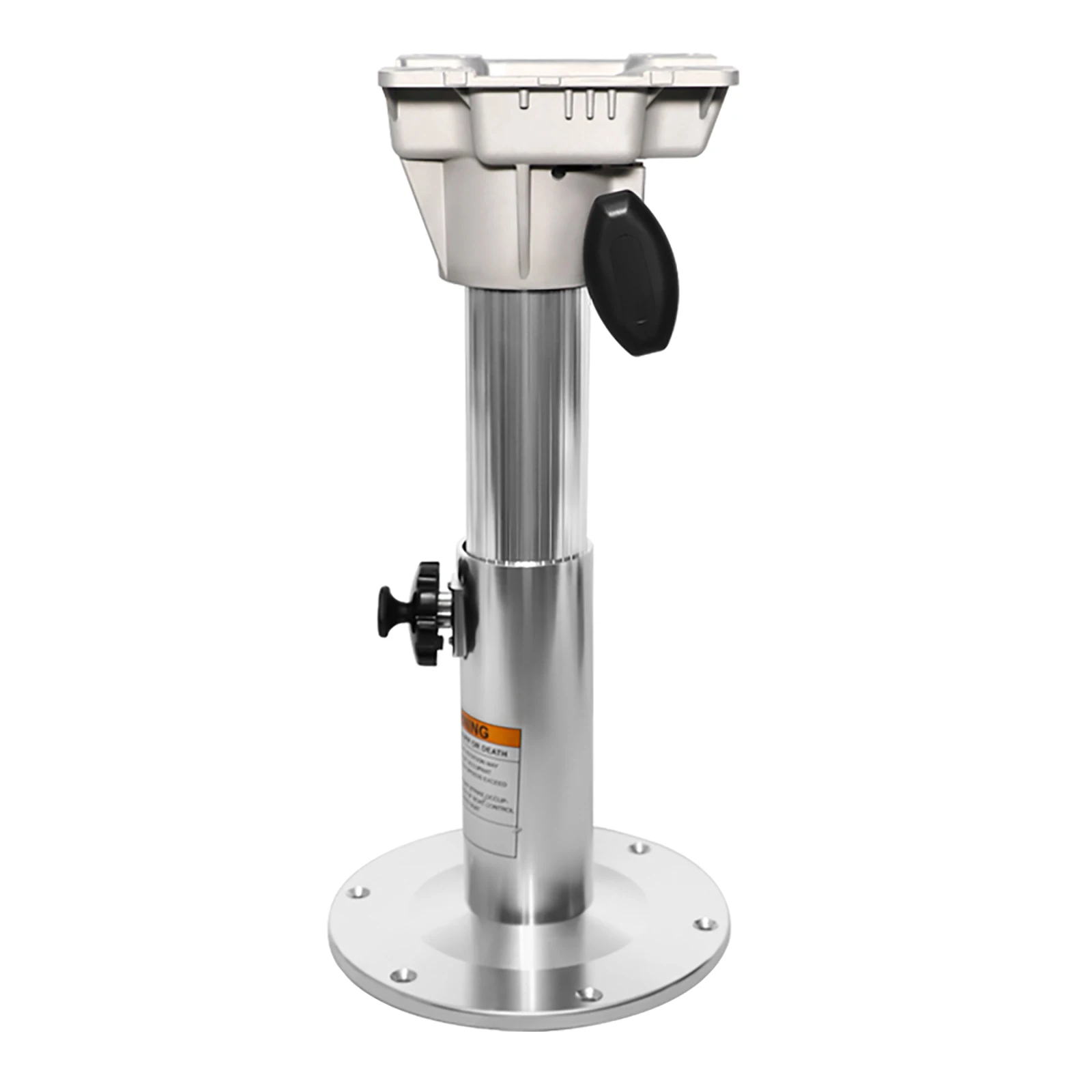

Heavy Duty Adjustable Boat Seat Pedestal,32.5 to 46 CM Aluminum Marine Base with Locking Swivel,for Harsh Marine Environment