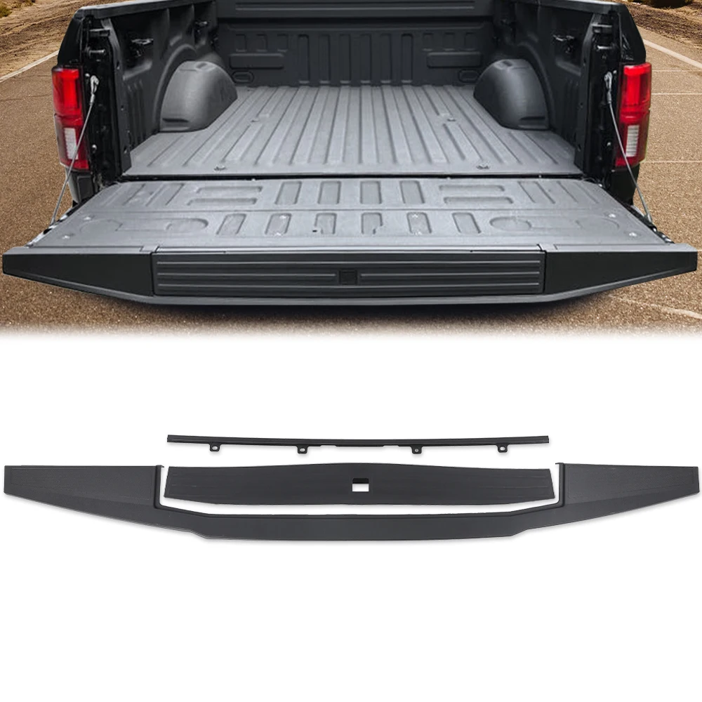 

Crossdesign Complete Tailgate Cap Molding Kit Fit for Ford Super Duty F250 F350 (with Integrated Tailgate Step Only) 2017-2020