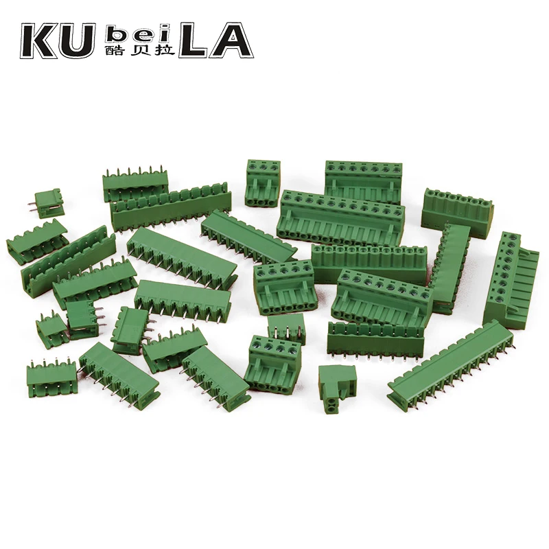 KF2EDGK 5.08mm pull-out terminal block pcb connector 2P/3/4/5/10/12P straight curved pin block