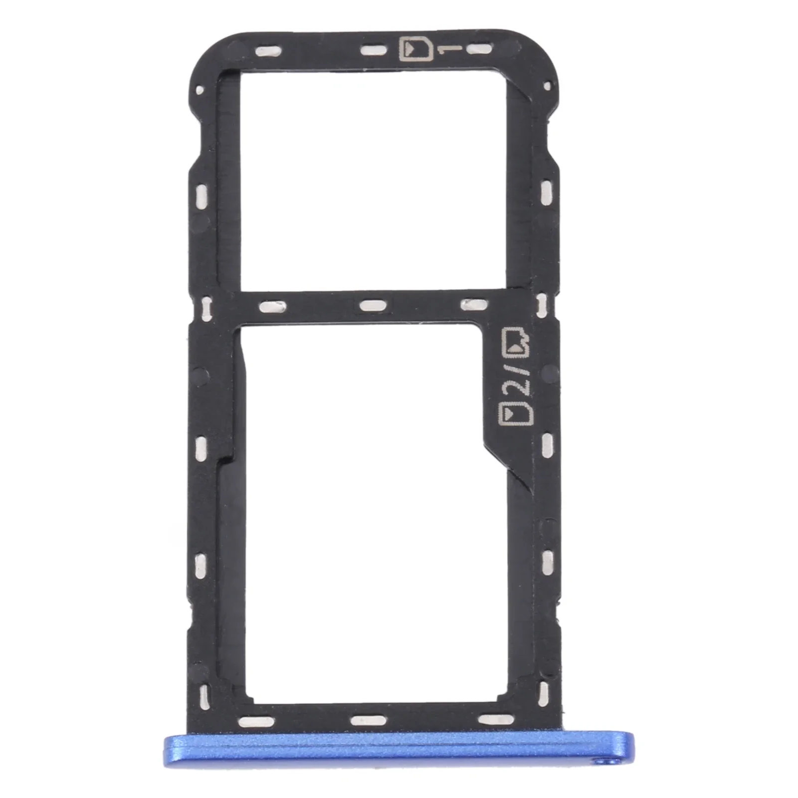For ZTE Blade A52 SIM Card Tray + SIM Card Tray / Micro SD Card Tray SIM Card Holder Drawer Phone Replacement Part