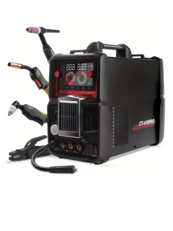 New Plasma Cutter Welder Gas MIG/Gasless MIG/Lift TIG/Stick/CUT 5 in 1 Welding Machine with 110V/220V Dual painting on canvas