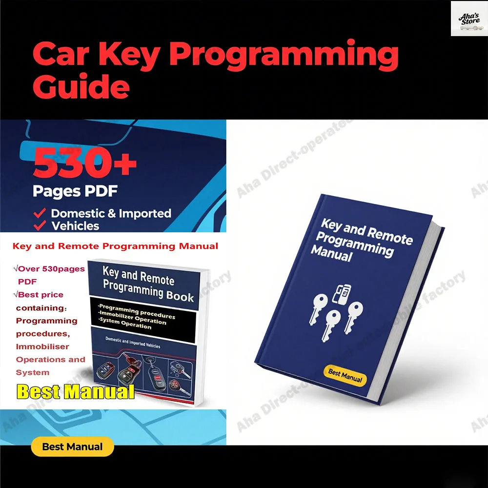 

Key and Remote Programming Manual Guide Newest for All LockSmith Professionals Containing Program Immobiliser System Operations