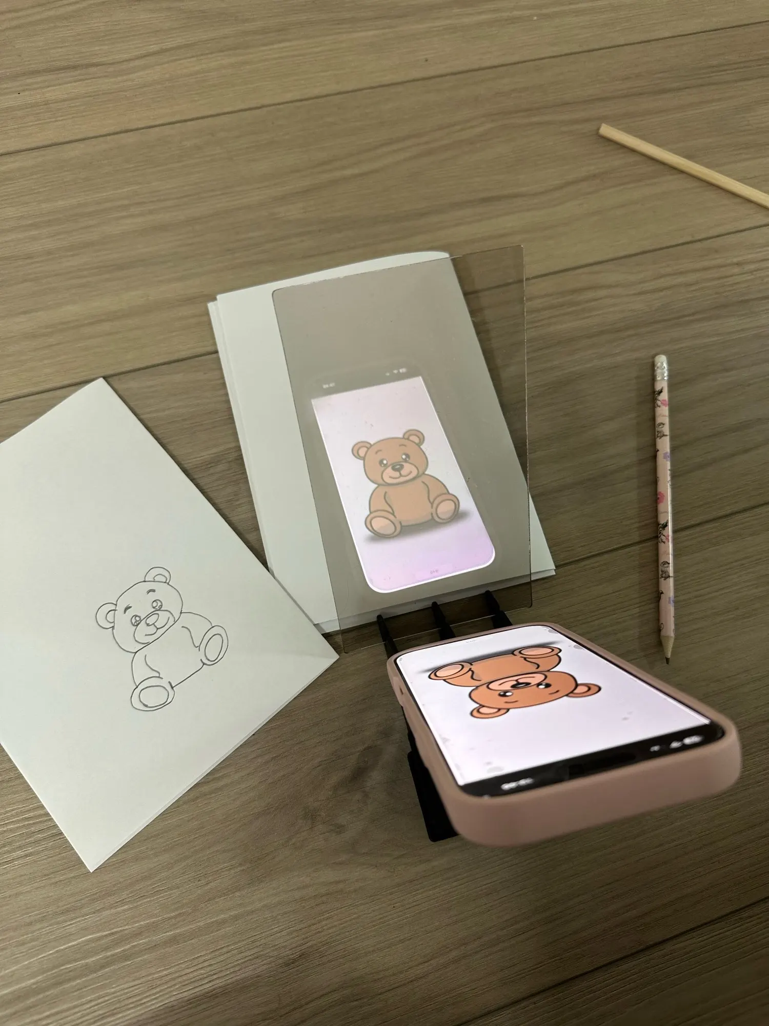 Optical Clear Drawing Board, Portable Optical Tracing Board Image Draw Board Tracing Drawing Projector Optical Painting Board photo review